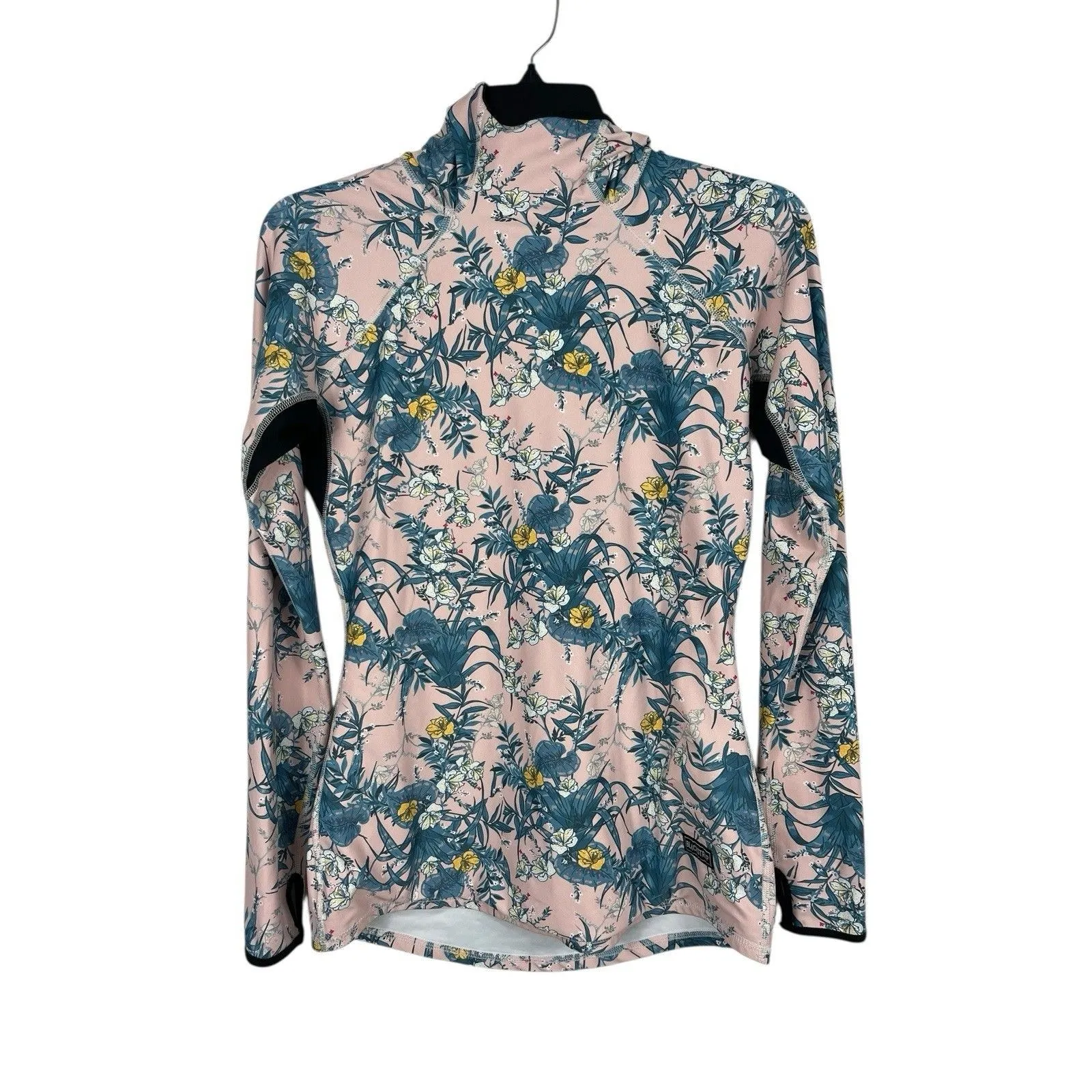BlackStrap Floral Performance Top Women’s L USA Made Sun Shirt UPF Base Layer Size L - Image 6