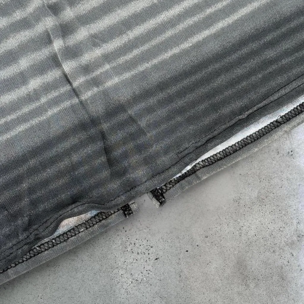 Vintage striped maxi skirt // plus size - Image 3