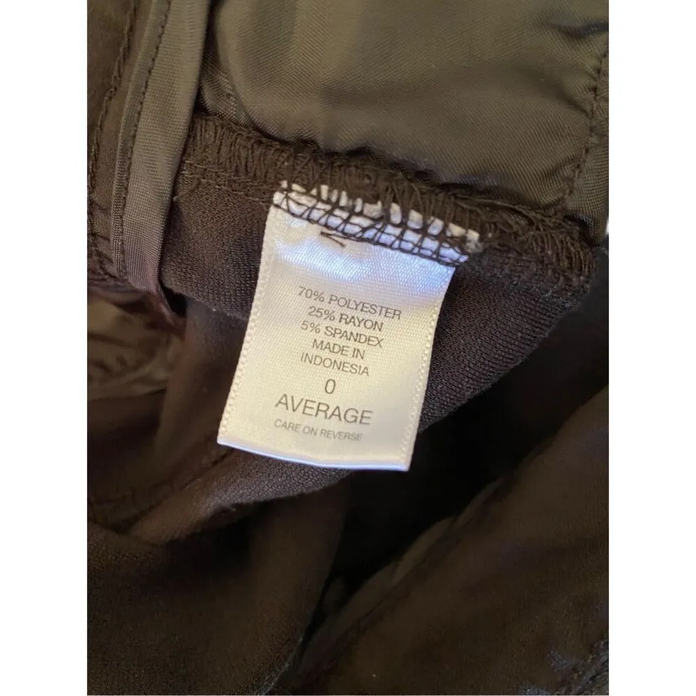 Vintage New York And Company Straight Leg Dress Pants Career Formal Workwear Wor Black Size 0 - Image 5