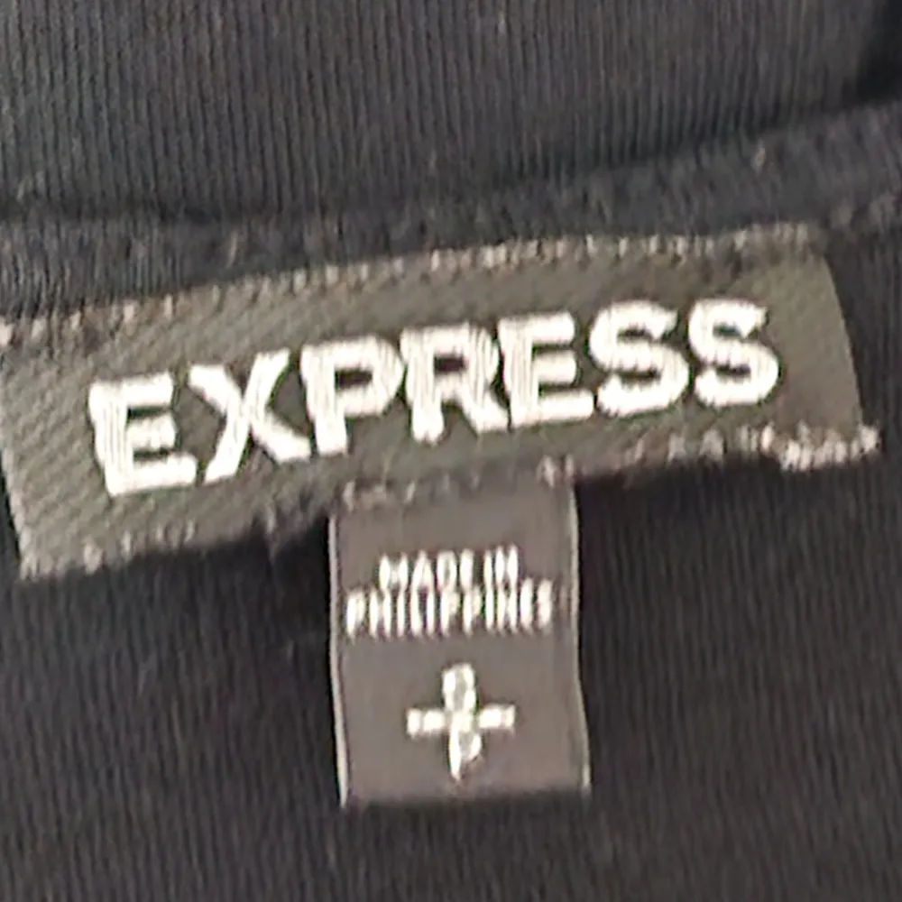 Express red purple feather satin mixed media tank size small - Image 6