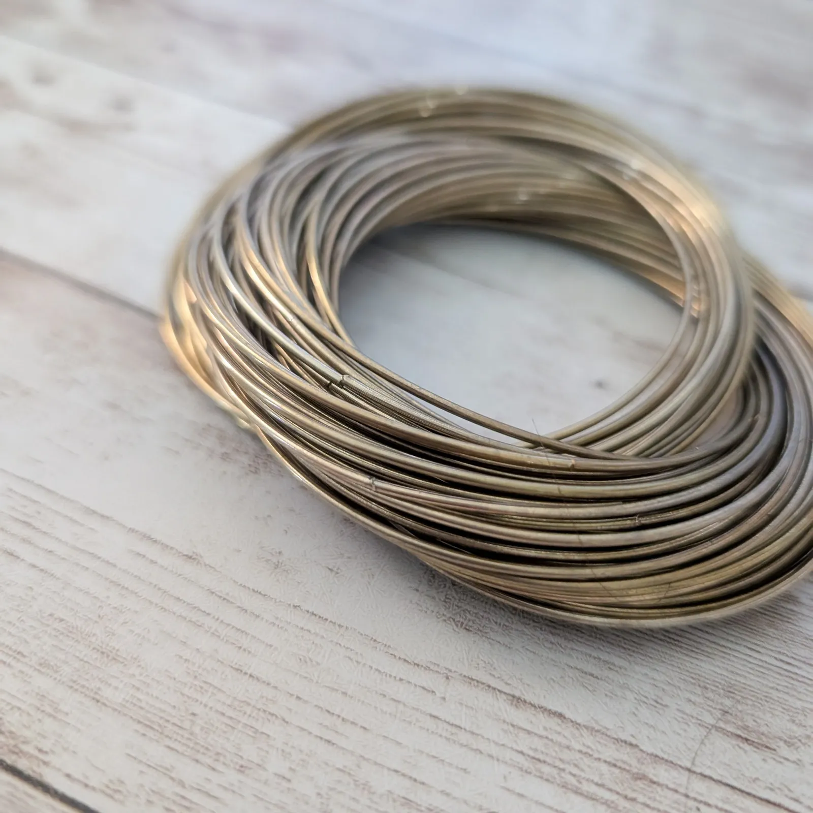 Vintage Bracelet Antique Gold Tone/Brass Tone Interlocking Statement - Image 14