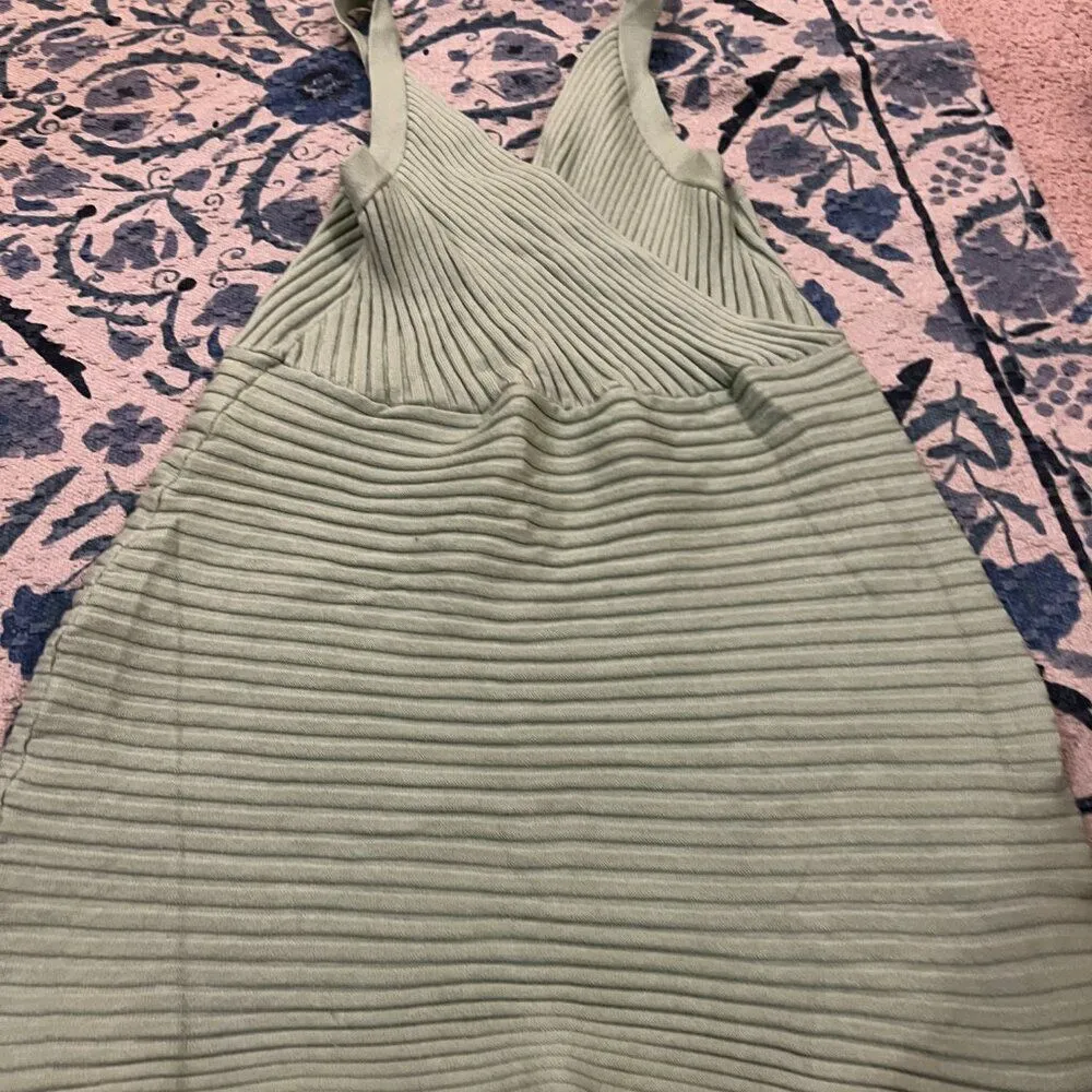 Verge Girl green ribbed dress 14 - Image 5