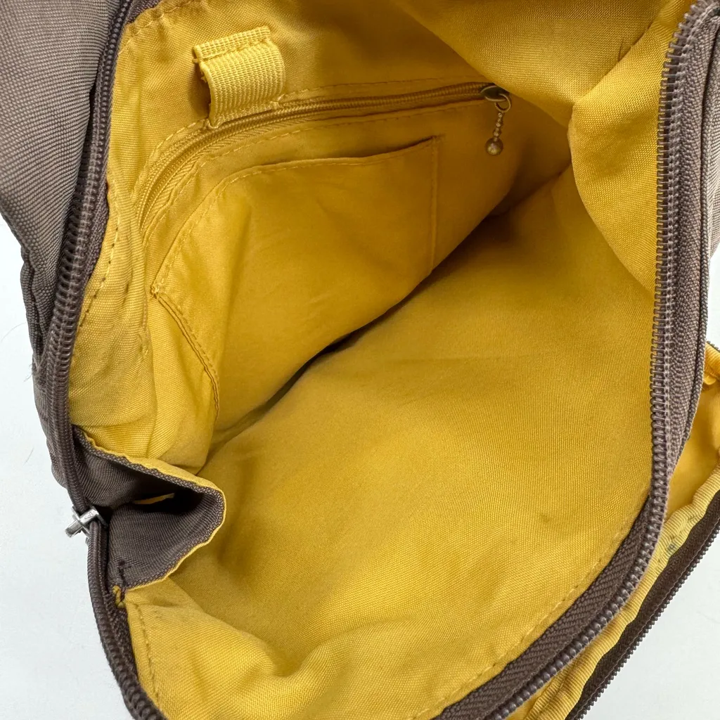 Baggallini Criss Cross‎ Bag Crossbody Travel Bag Taupe/Brown - Image 8