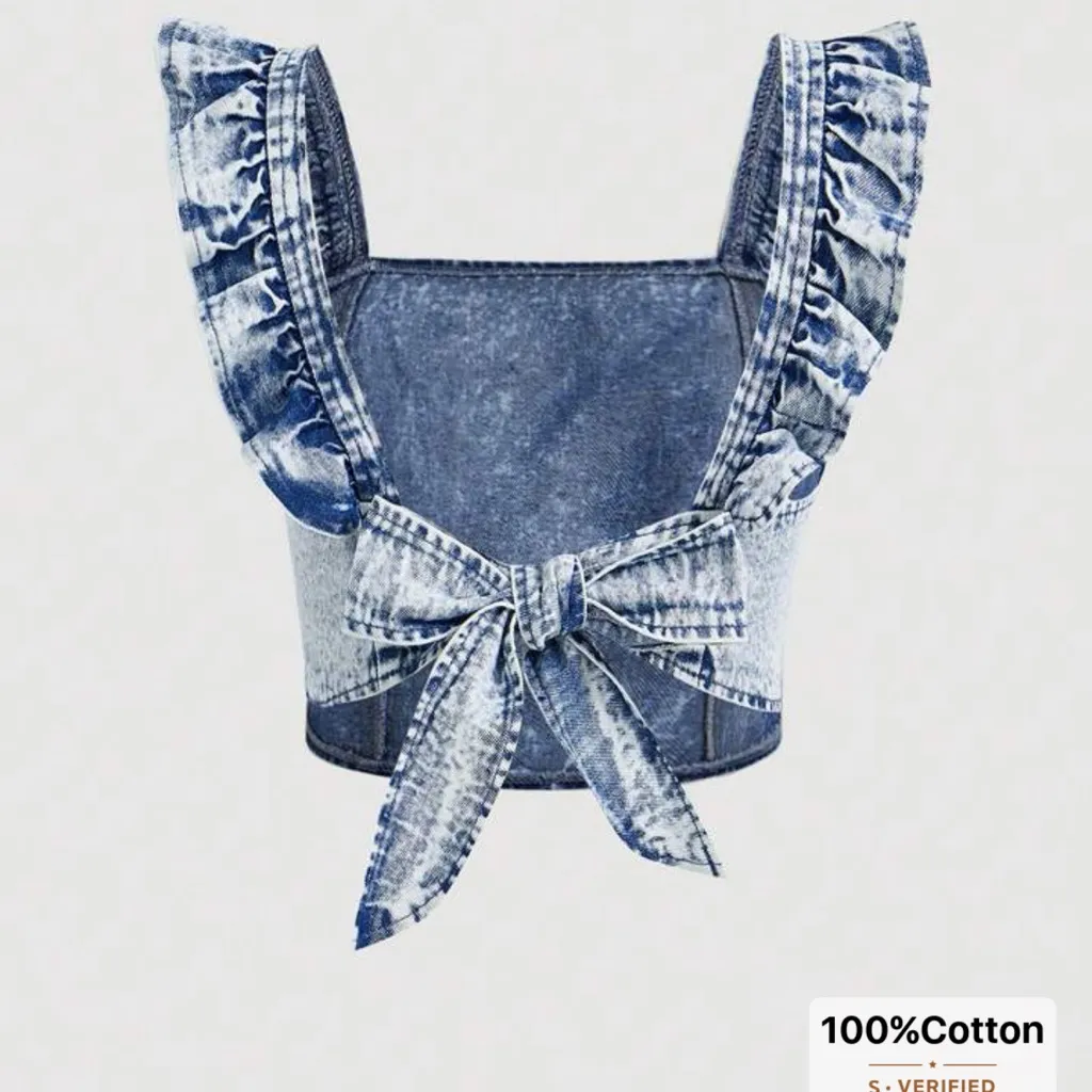 SHEIN Blue Denim 100% Cotton - Image 2