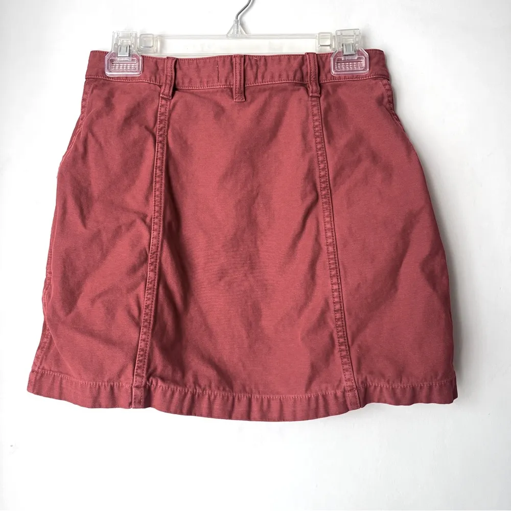 Marine layer  Brick Red Avery Mini Skirt 4 - Image 8