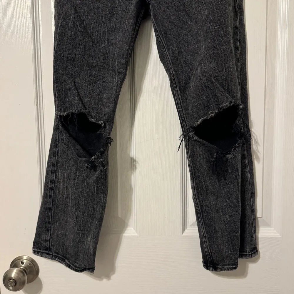 Abercrombie & Fitch The Ankle Straight Utra High Rise Jeans Size 4 Short 27 - Image 5