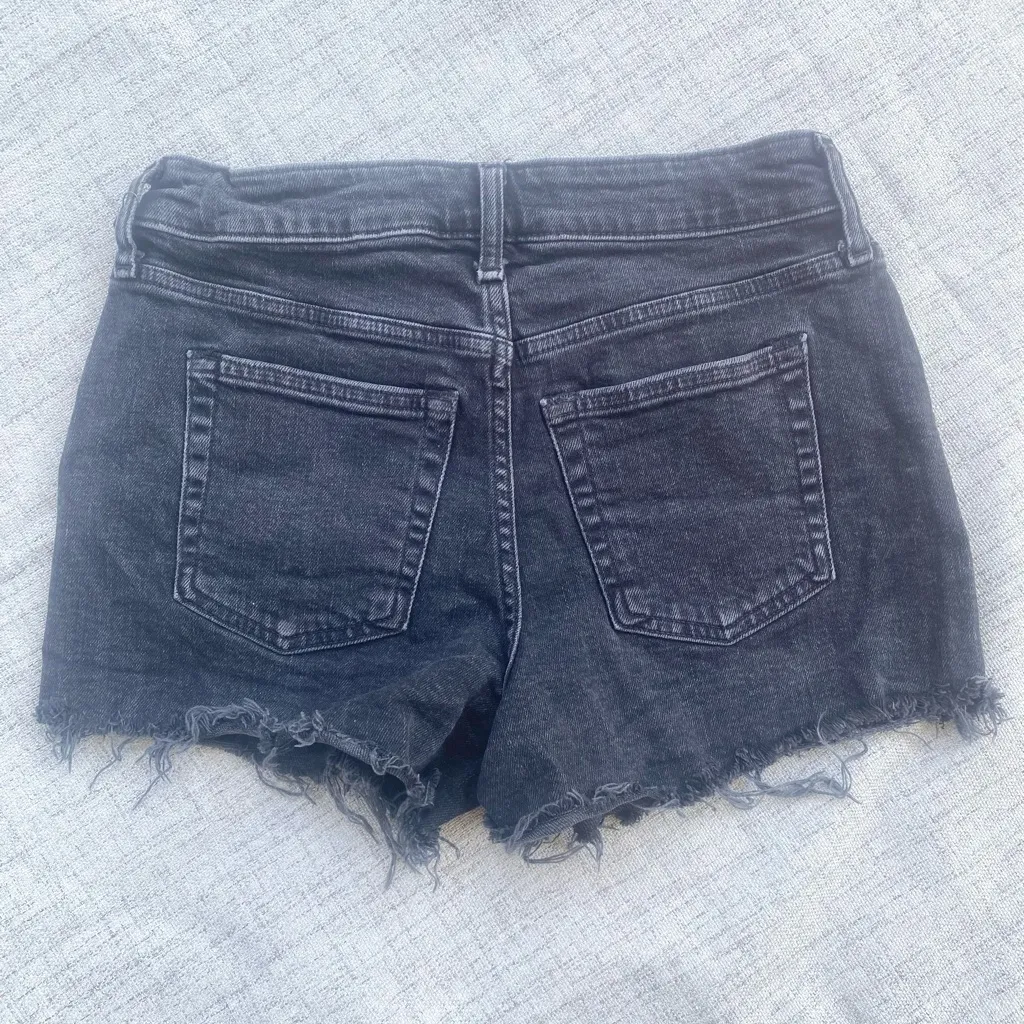 **Free Assembly Black Denim Shorts - Image 2