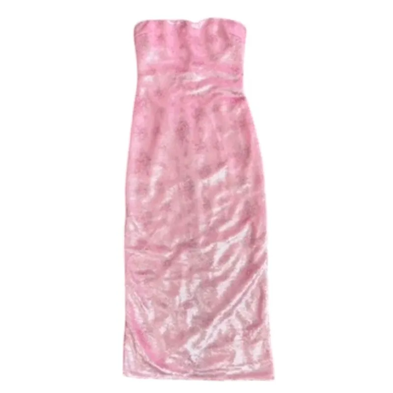 LoveShackFancy Stasia Sequin Dress in Pink, Size US 0 - Image 4