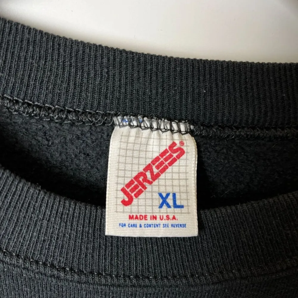 Vintage Closed Circuit System Graphic Jerzees Crewneck Sweatshirt L Unisex Fit - Image 12