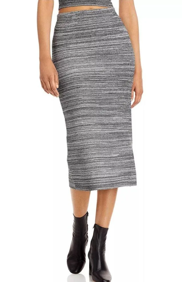 Proenza Schouler White Label Striated Knit Pencil Skirt, Size S, New w/Tag $395 - Image 6