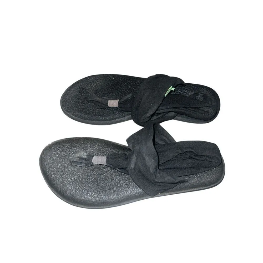 ✨Sanuk Women's Yoga Sling Ella Metallic Sz 8 Flip-Flop✨ - Image 7