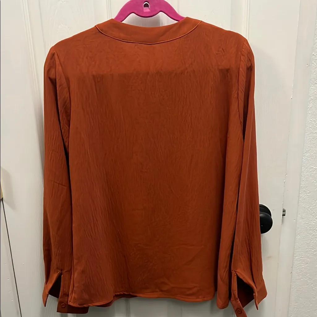 Blooming Jelly Women's Rust Top-Size Large - Image 3