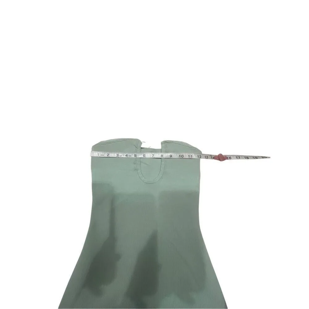 Zara Mint Green Strapless/Peekaboo Chest  Dress Sz S NWT - Image 6