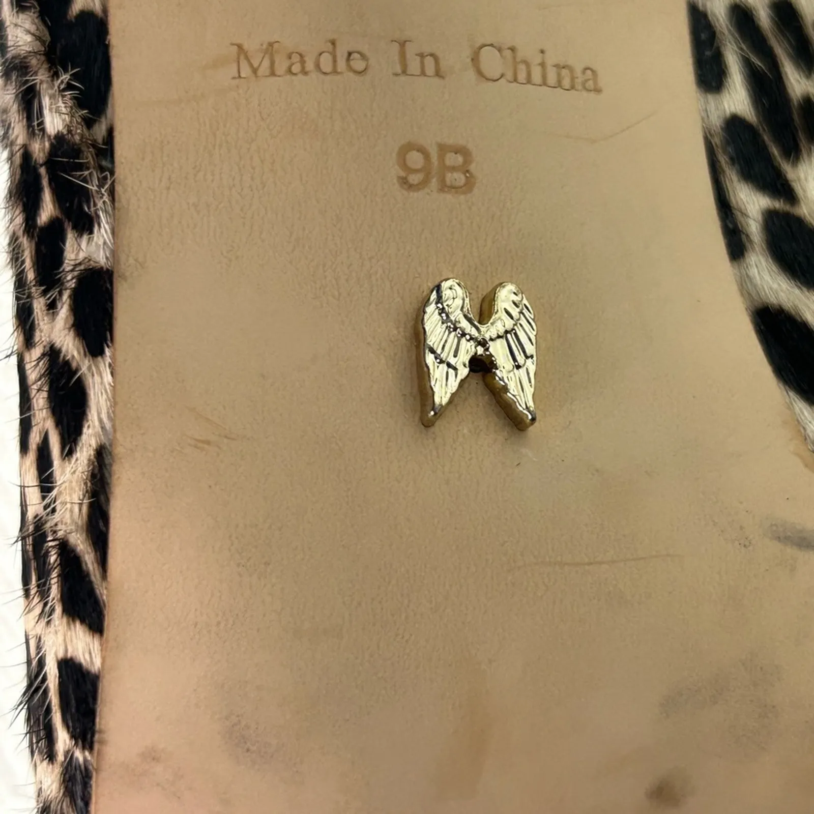 Vintage Victoria’s Secret Leopard Calf Hair Stiletto Ankle Boots Size 9 - Image 8