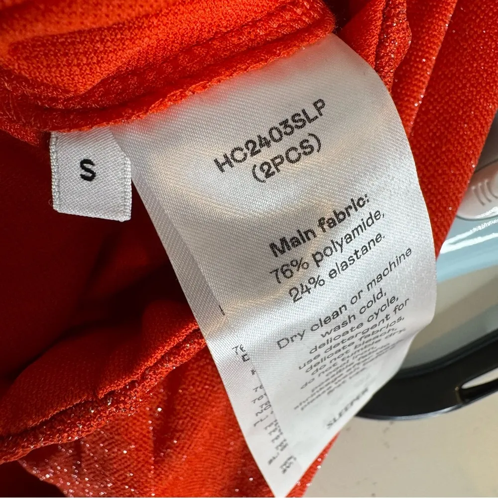 NWT Sleeper Saturn Lurex Pajama Set in Red Size S - Image 14