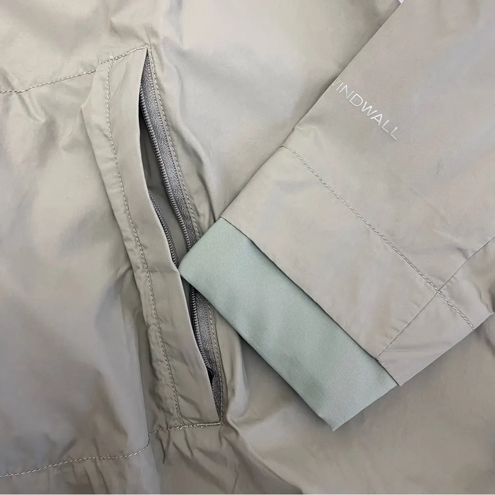 The North Face  Flychute A-Line Jacket Moss Green Windwall Rain Outdoor - Image 10