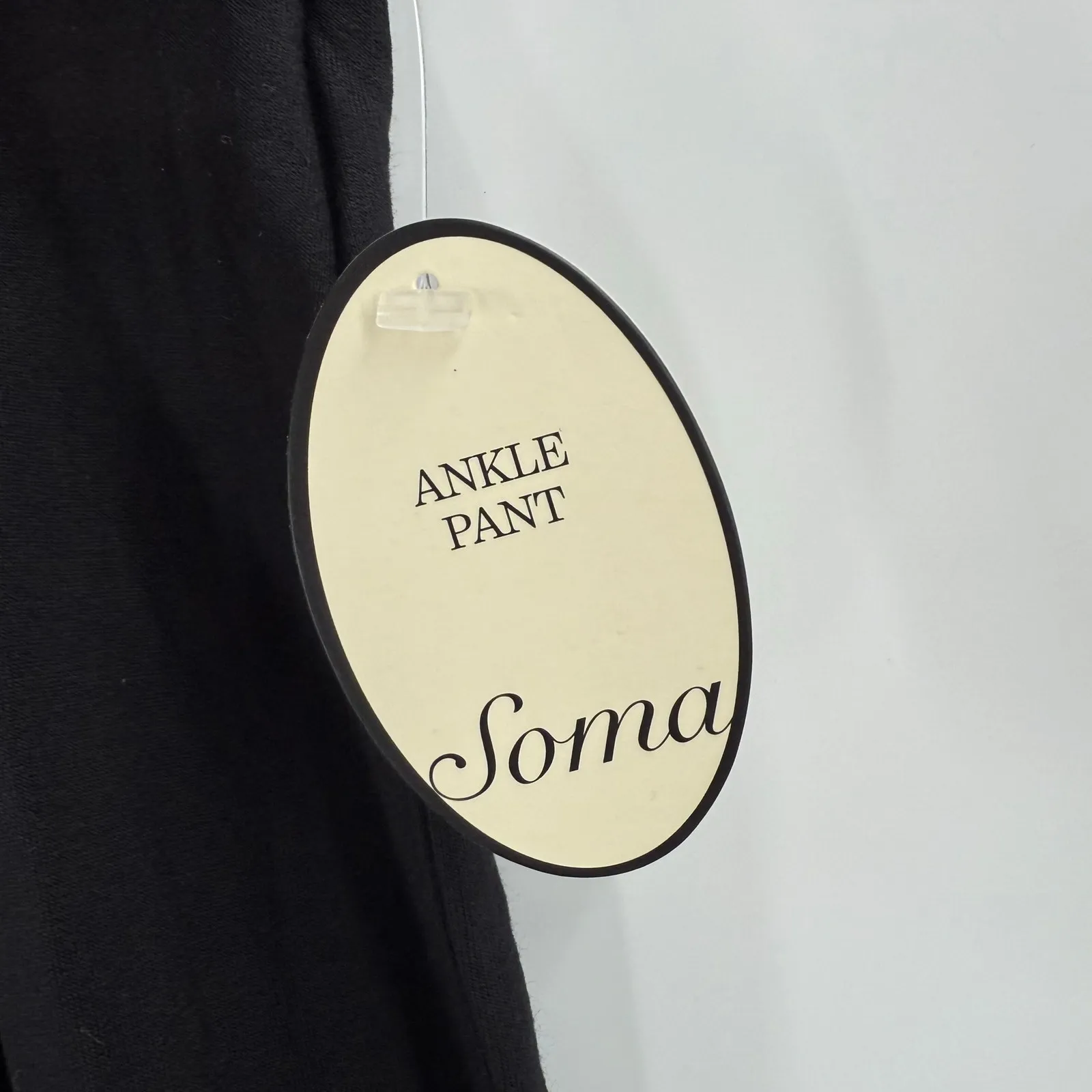 SOMA Ankle Pant SZ Large Regular LLW Divine Terry Black NWT Pajamas Comfy Lounge - Image 6