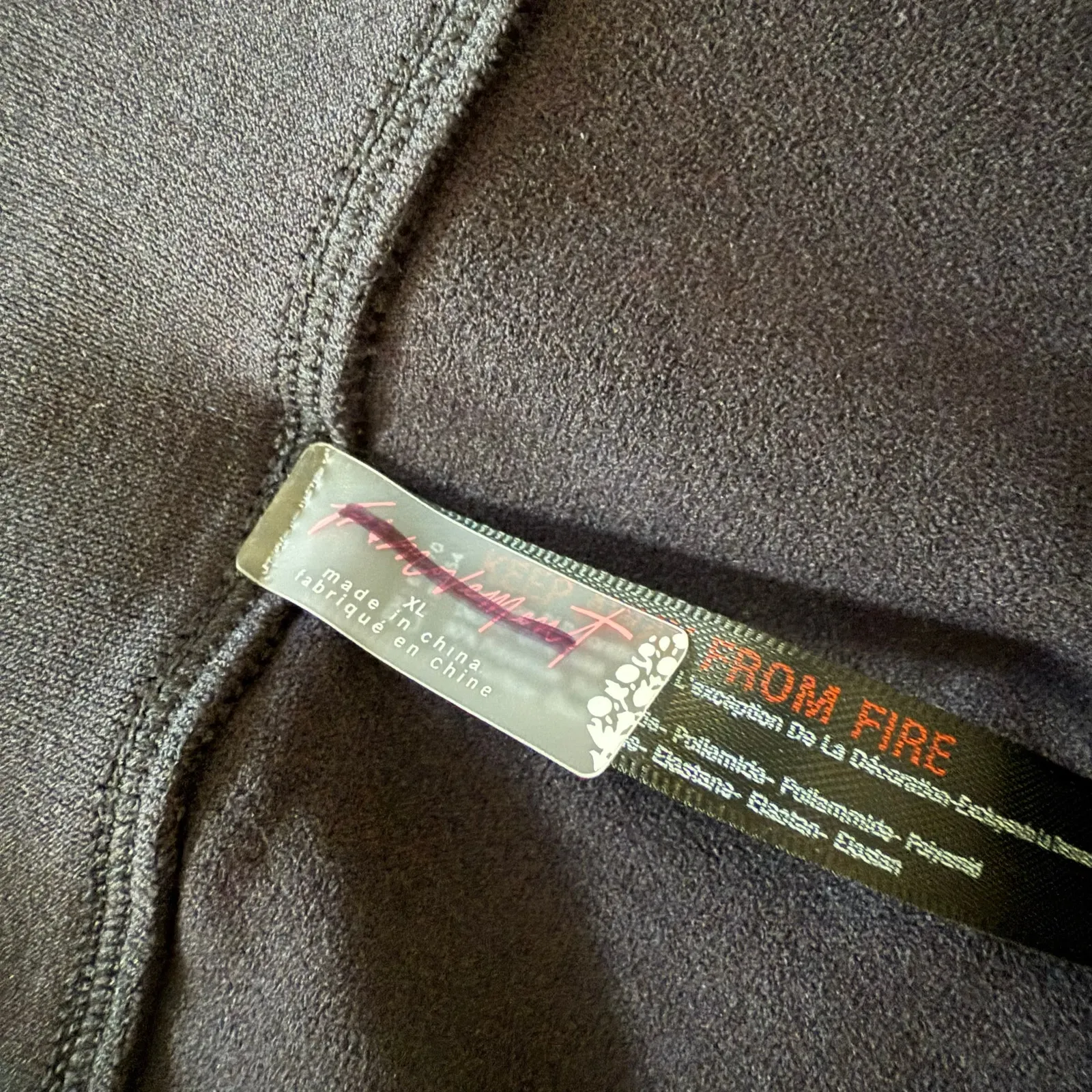 Free People crop top yoga activewear sportswear stretchy workout gym XL black - Image 3