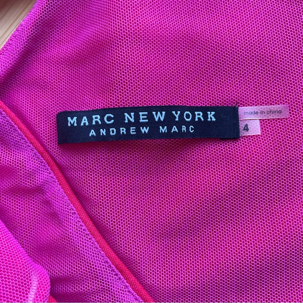 Size 4 Red Dress Exposed Side Zip Sleeveless Square Neck - Image 6