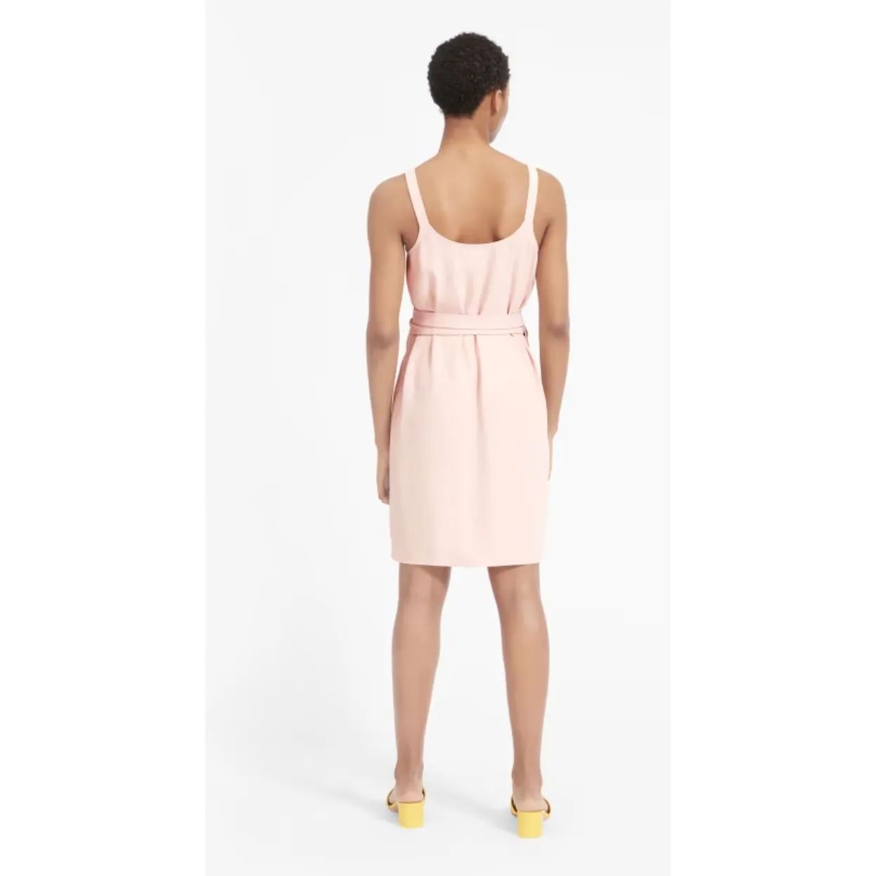 Everlane The Japanese GoWeave Tank Mini Wrap Dress Size 00 NEW Romantic Girly - Image 3