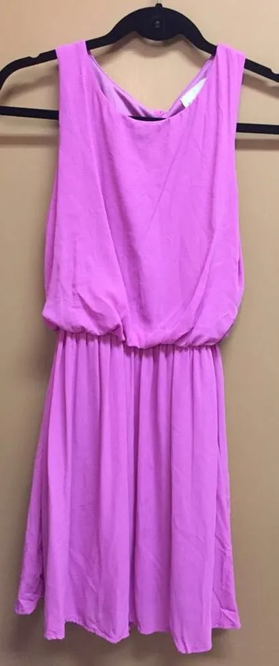 Lavender Dress With Open Back - Image 3