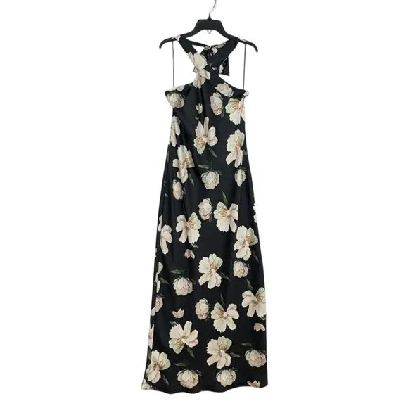 PETAL & PUP NWT $89 Grasie floral midi halter dress 10 M‎ - Image 5