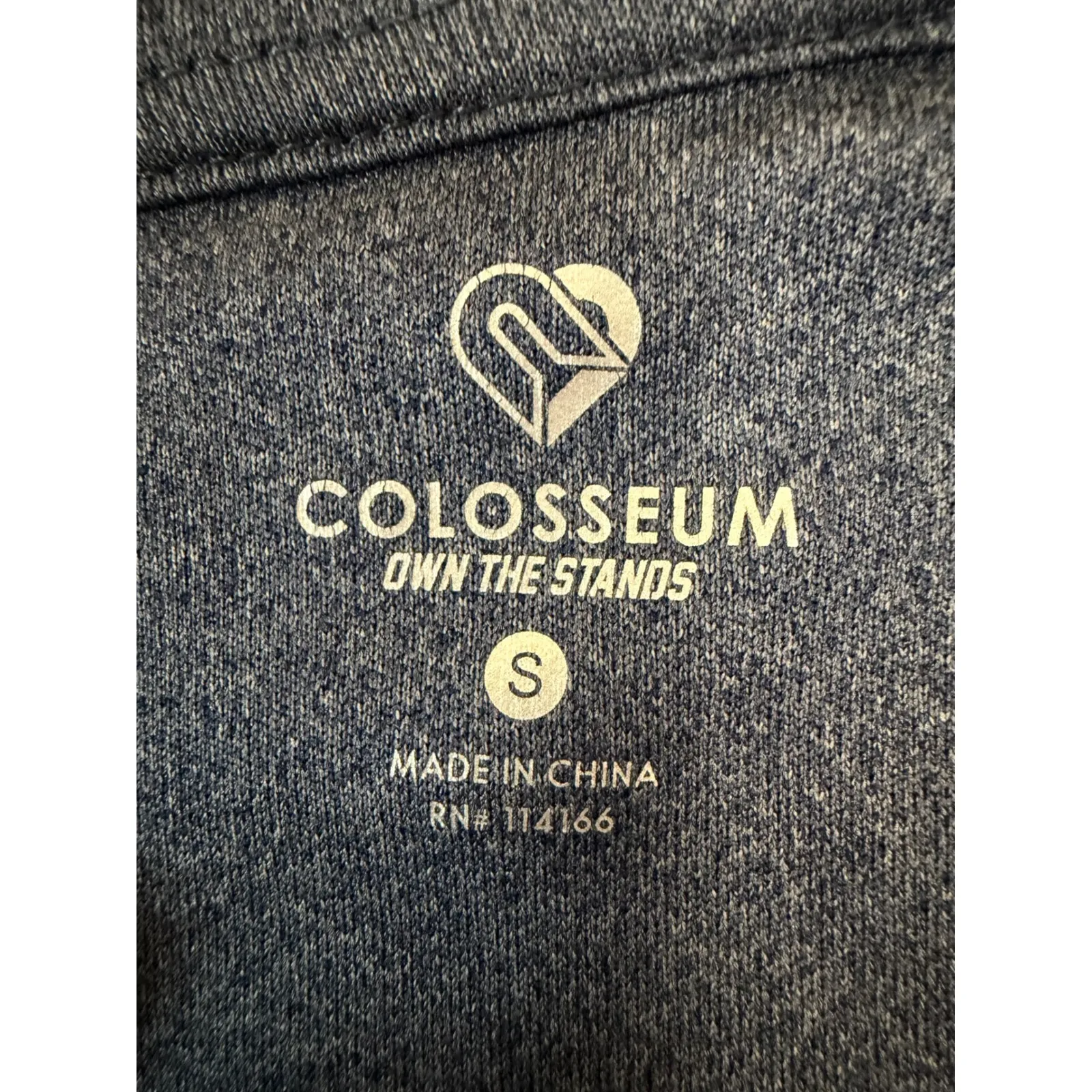 Auburn Tigers Colosseum Quarter Zip Pullover Shirt Women's Small Gray Orange - Image 3