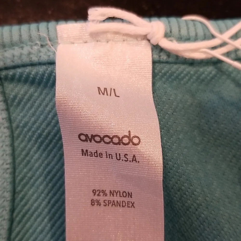 đź’•AVOCADOđź’• Deja Vu Bra Maui Blue Embroidered Jacquard Boho Medium/Large M/L NWT - Image 8