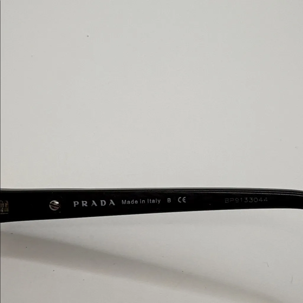 Prada crystal clear eyeglass frames VPR 05N 55-16 2AZ-101 135 - Image 7