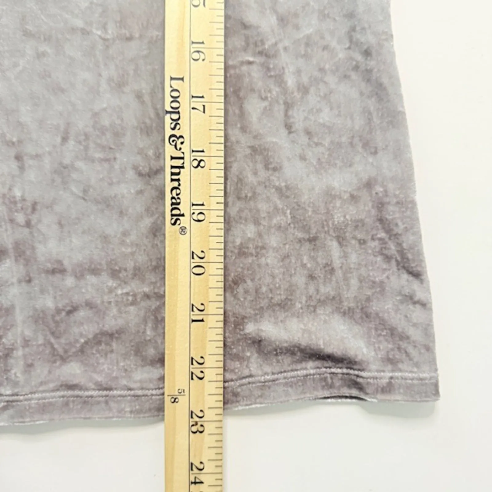 VTG Banana Republic Y2K Gray Velour Lace Stretchy Stylish Sleeveless Tank Top L - Image 7