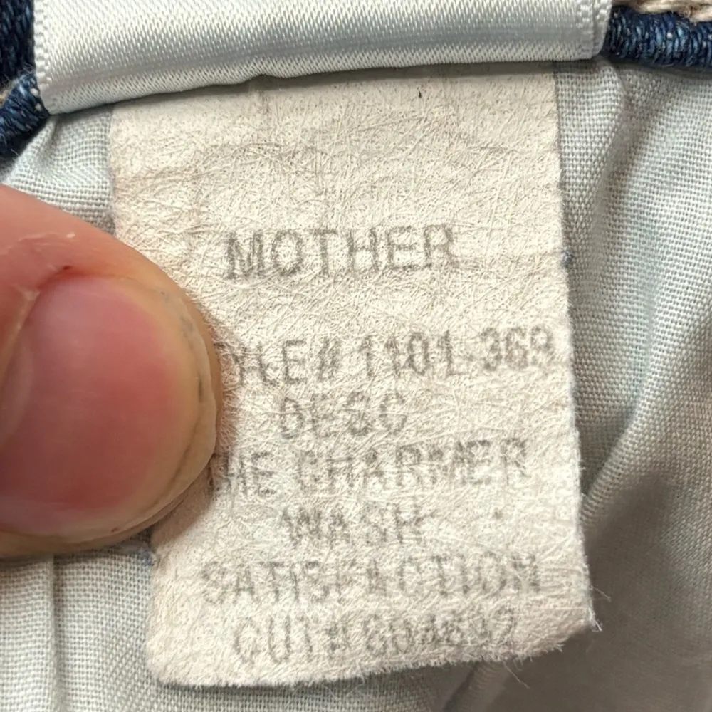 Mother denim the charmer satisfaction blue skinny jeans size 27 - Image 16