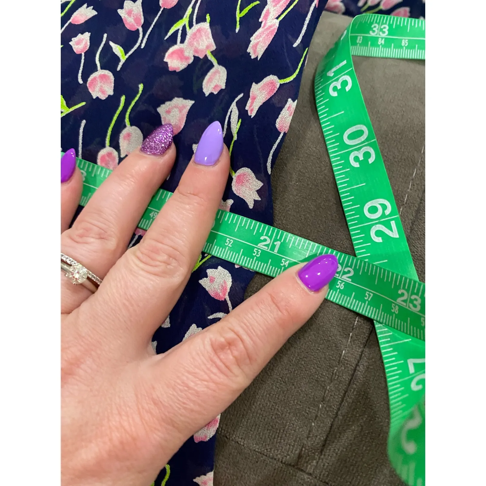 Vintage DVF Editions for Lord & Taylor Sheer Midi Mock Neck Dress - Image 11