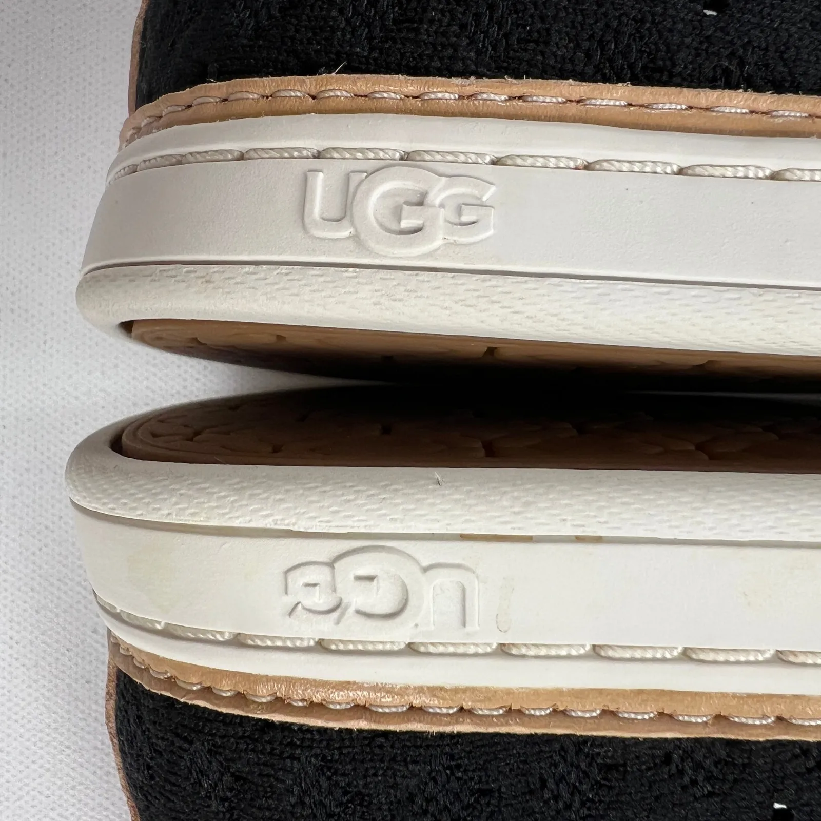 UGG Tammy Slip On Casual Shoes Black Knit Upper Stretchy 1108671 Size 7 - Image 8