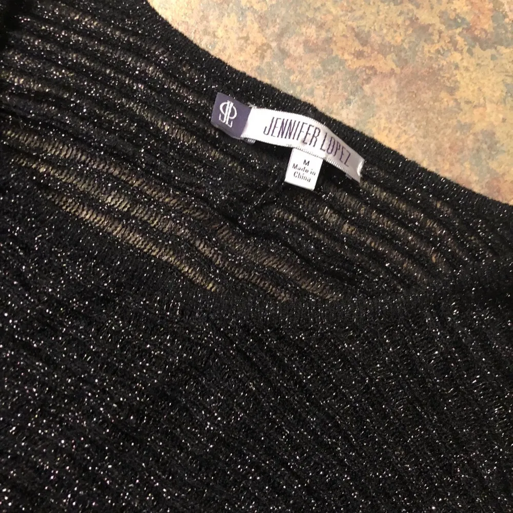 Jennifer Lopez  shimmery sparkle black top :-) - Image 2