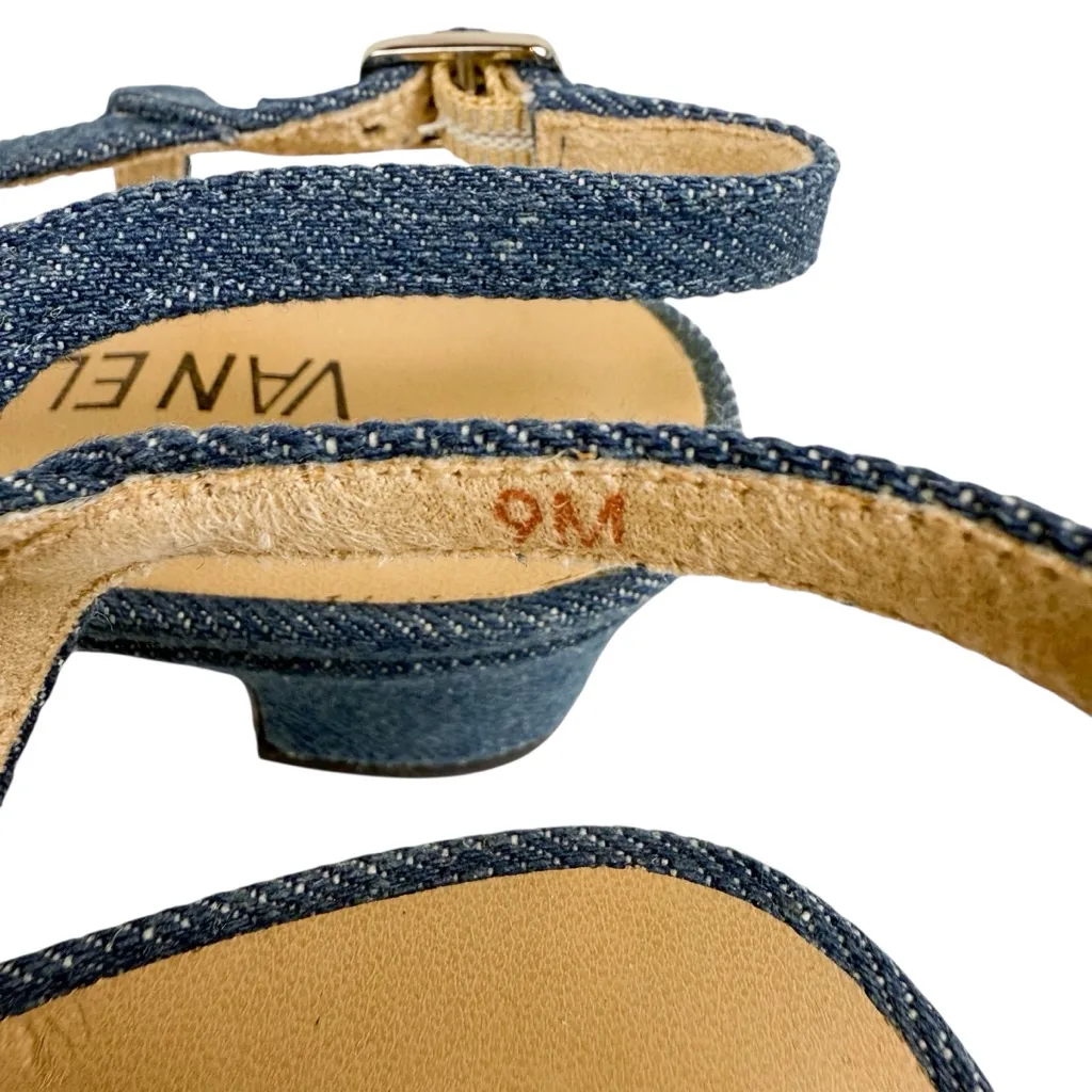 Vaneli Aliz Slingback Heel Blue Denim Cap Toe Size 9 - Image 6