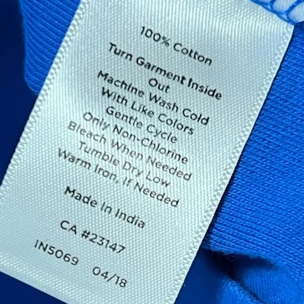 Talbots Royal Blue Crochet Short Sleeve Shirt Dress Shift Cotton Plus Size XL - Image 6