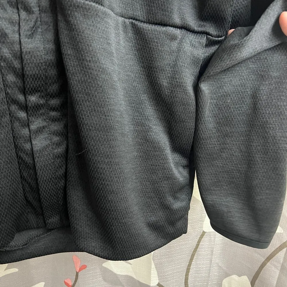 Adidas LARGE Womens Black Jacket ClimaWARM Full Zip Long Sleeve Hoodie - Image 4