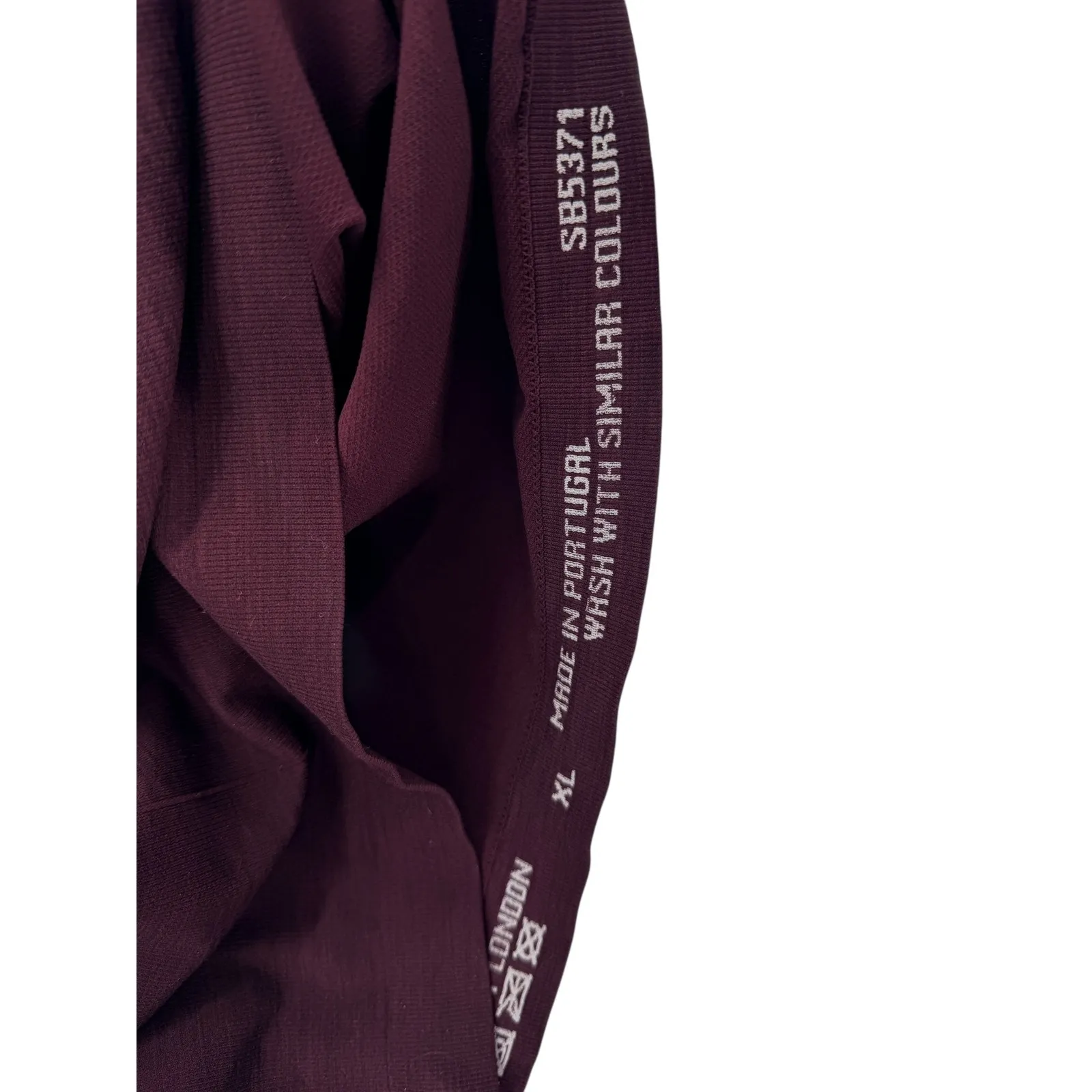 Sweaty‎ Betty Athlete Seamless Workout Top Burgundy XL Lightweight Sweat Wicking - Image 4