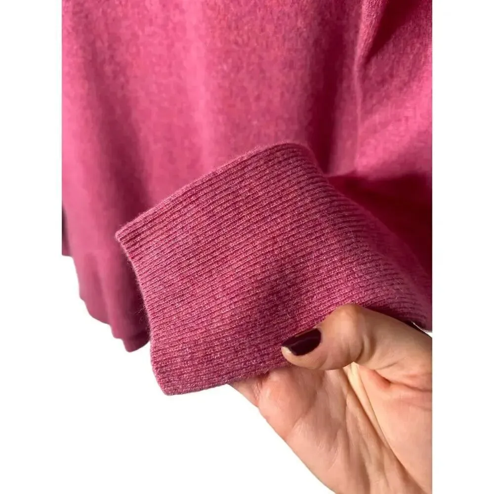 Isaac Mizrahi Pink Cashmere V - Image 6