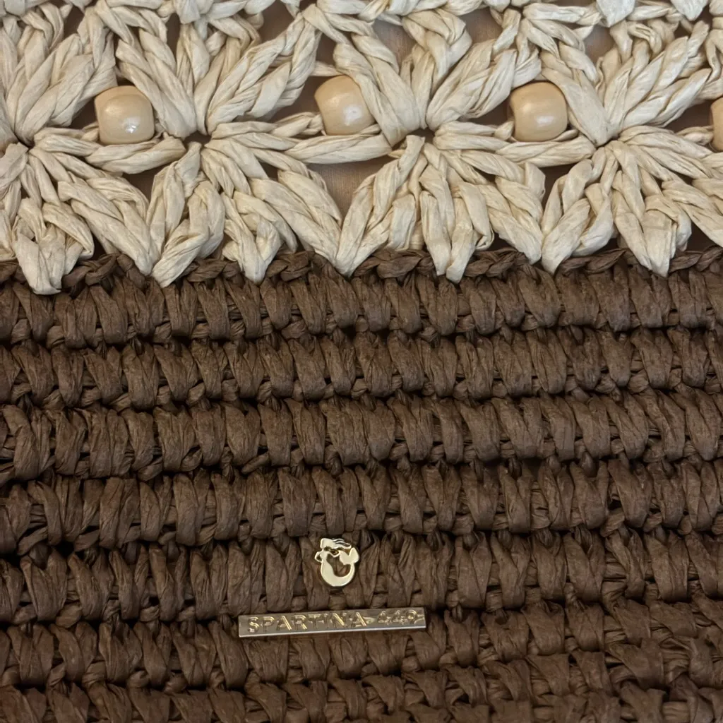 Spartina 449 woven boho shoulder bag - Image 5