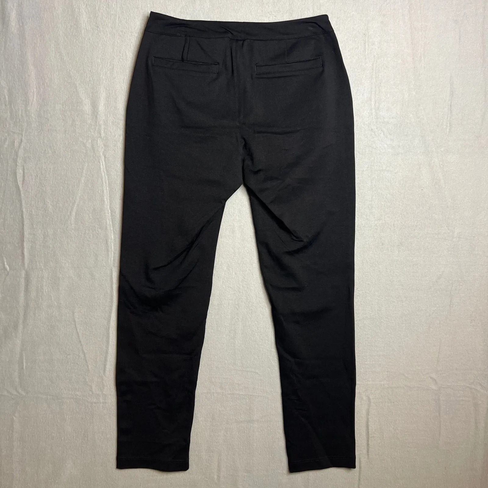 American Giant Ponte Knit Pants Straight Leg Size 6 Black Career Office NEW - Image 5