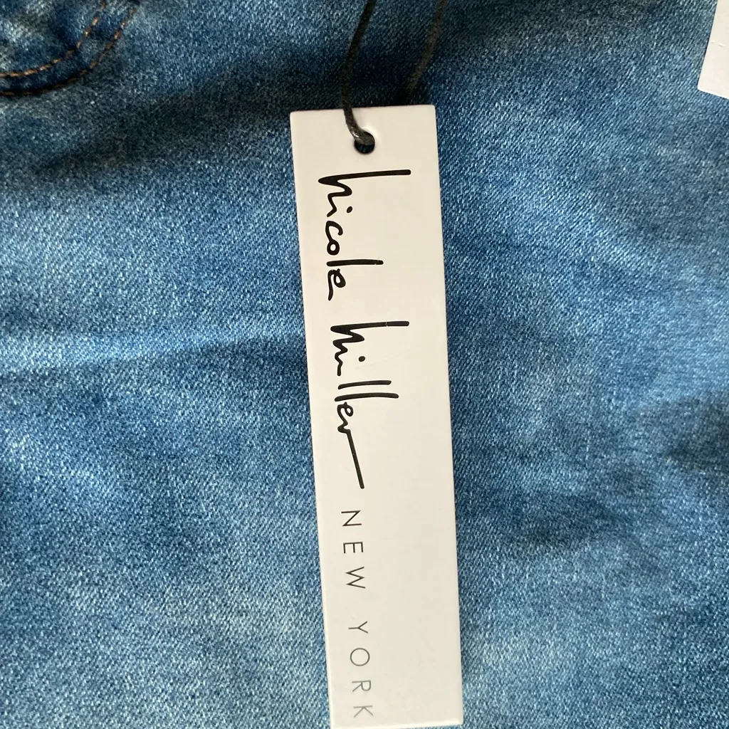 Nicole Miller Blue Straight Leg Jeans - Image 3