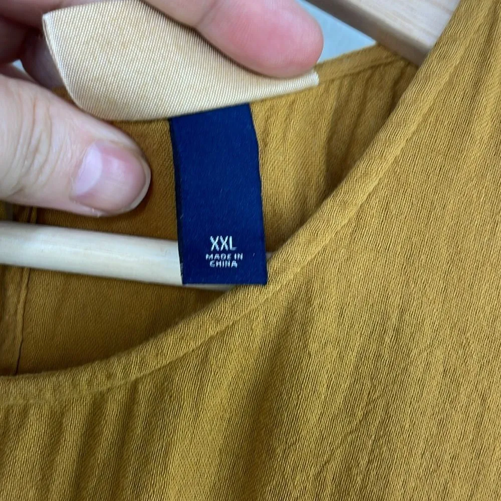 Universal Thread Women's GauzyTie-Dye Long Sleeve Tiered Dress Size XXL - Image 12