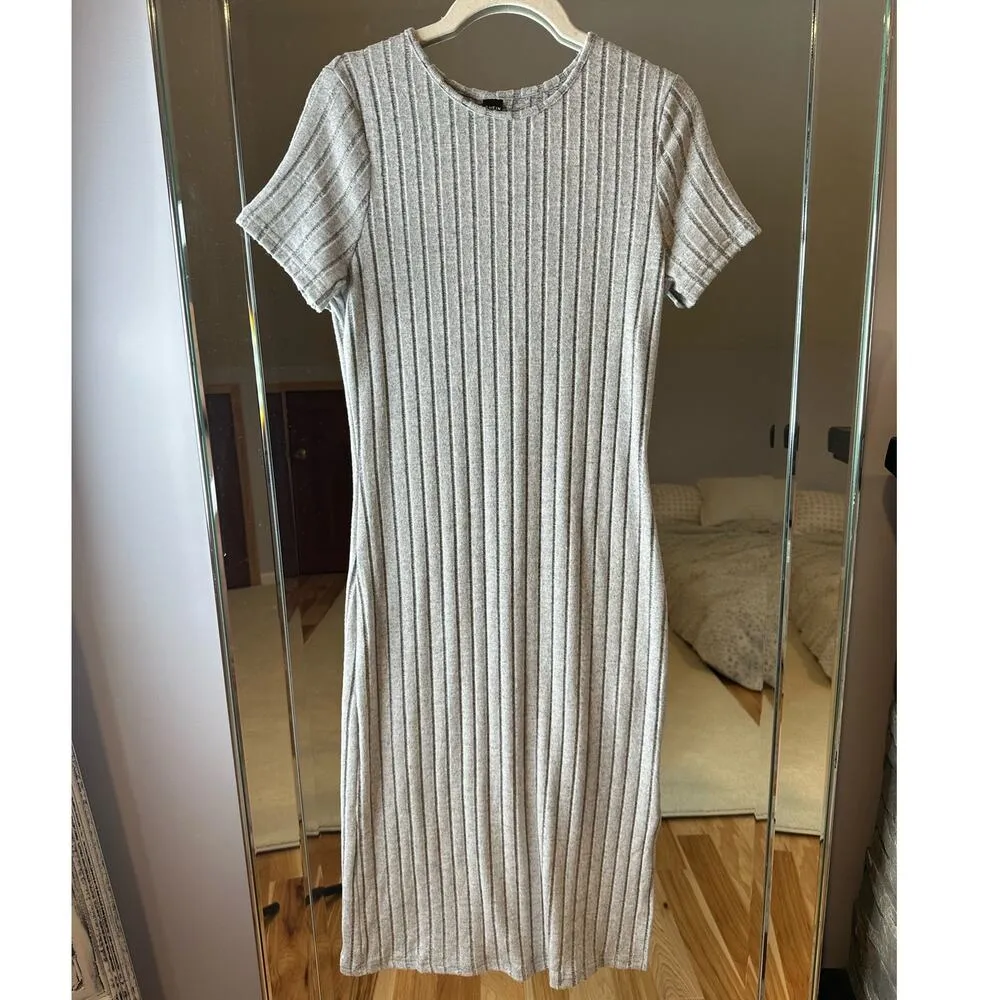 SHEIN: Wide Ribbed Tee Shirt Dress - Image 4