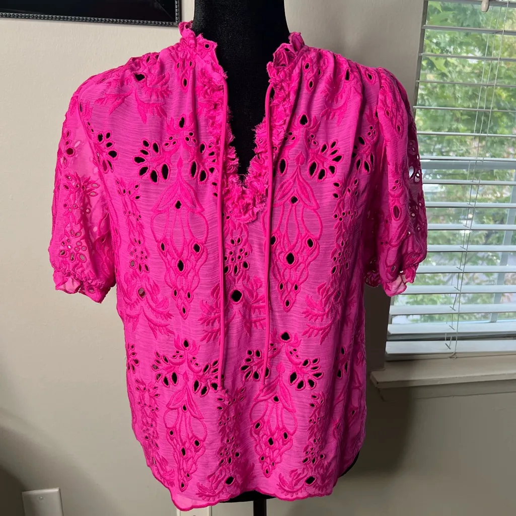 Generation Love Lara‎ embroidered blouse small - Image 3