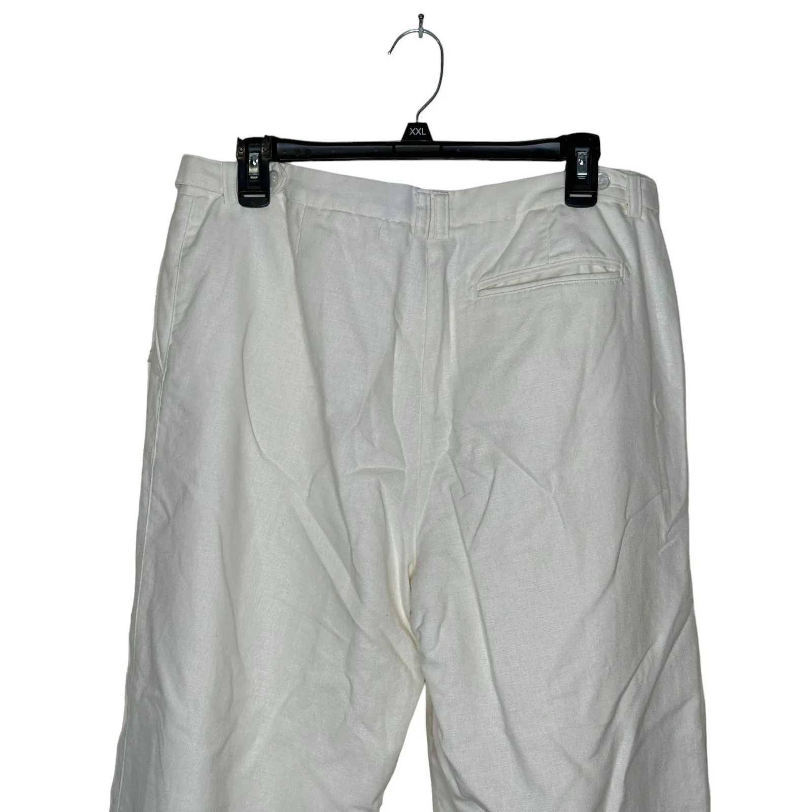 Liz Claiborne Women Dress‎ Pants Sloane Lined Straight Leg Mid-Rise White Sz.12R - Image 9