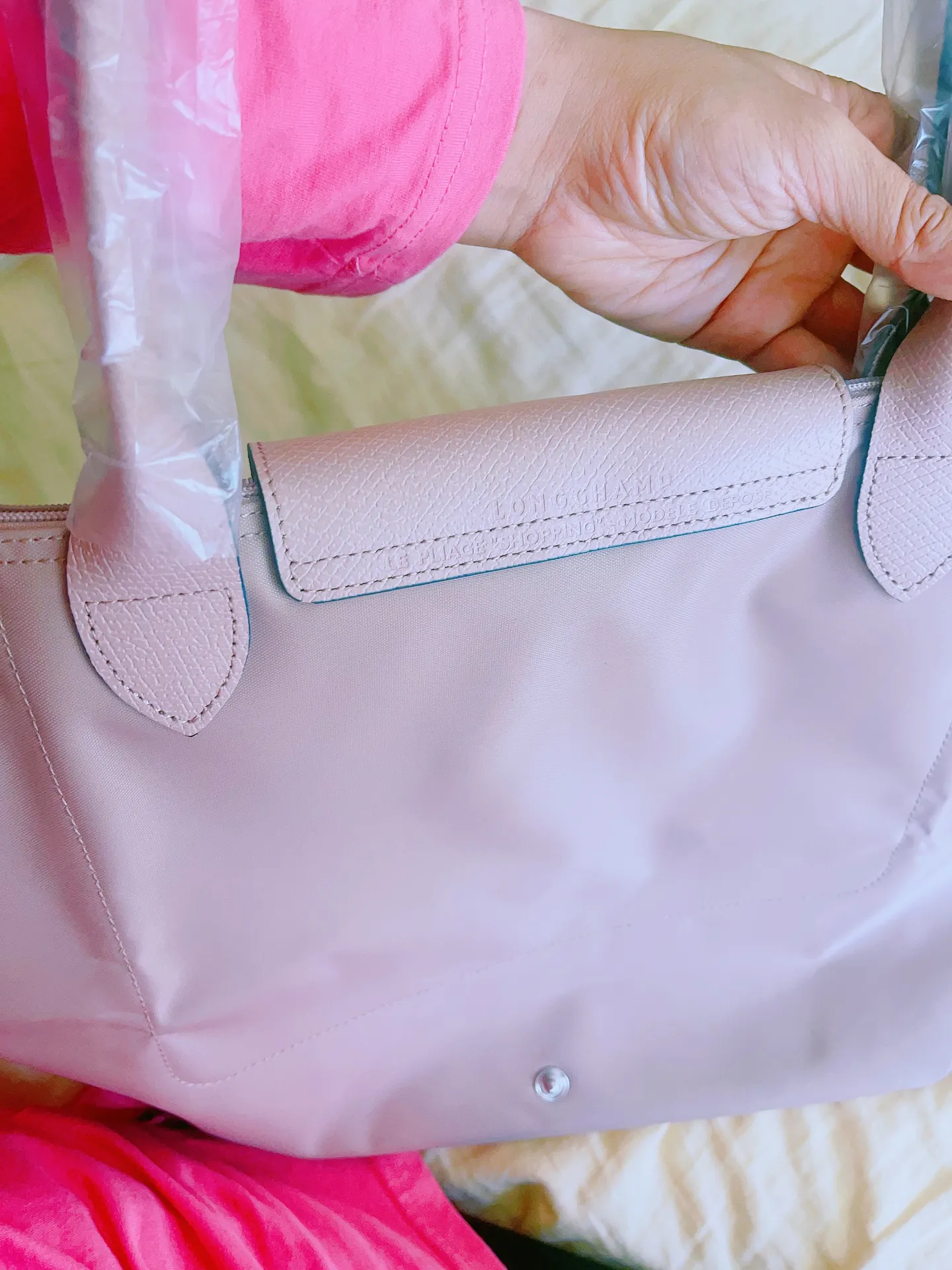 Tote Bag Large Hawthorn Pink Color - Image 3