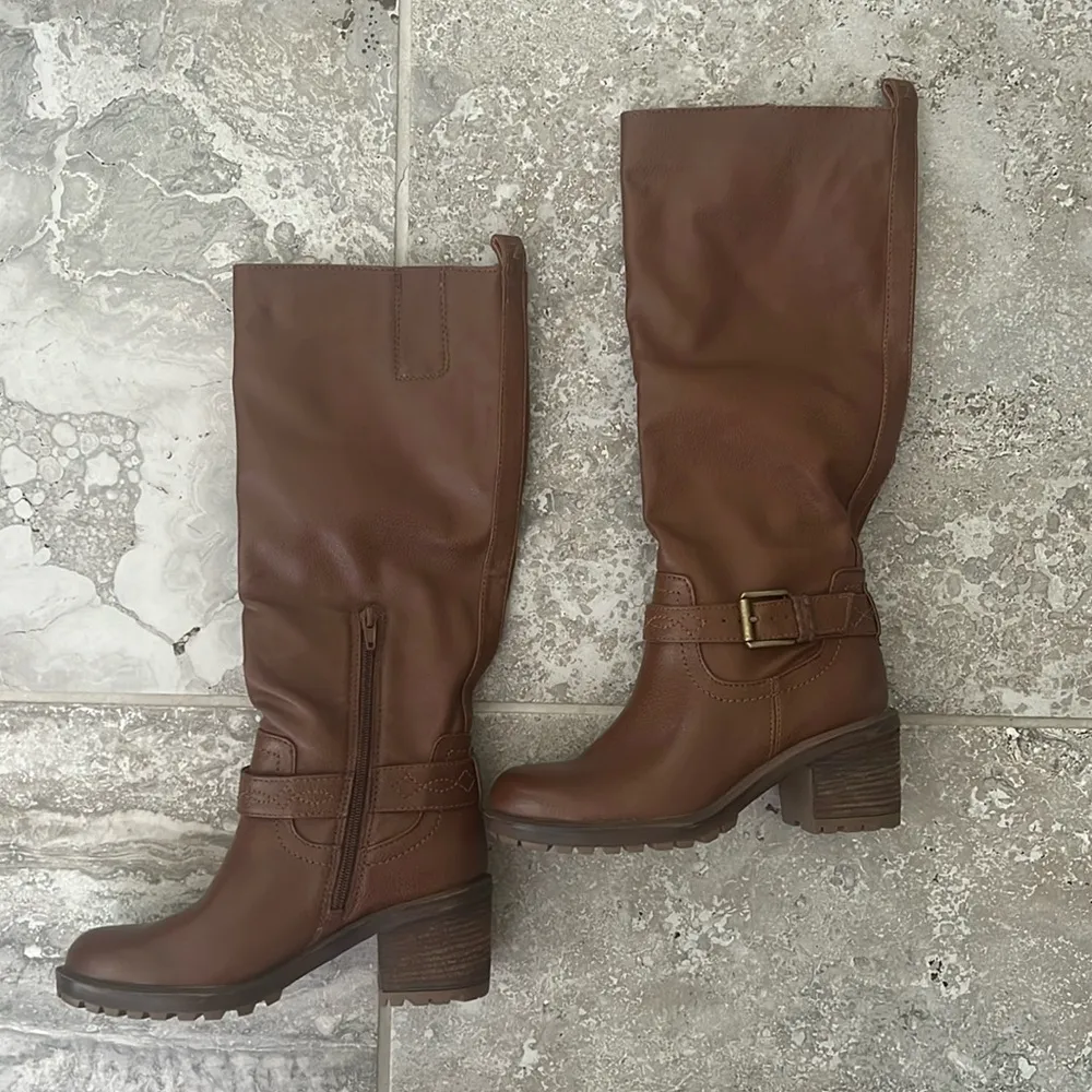 Georgia Knee-High Riding Boots, Cognac Size 10 NEW Retail $189 SOLD OUT - Image 9