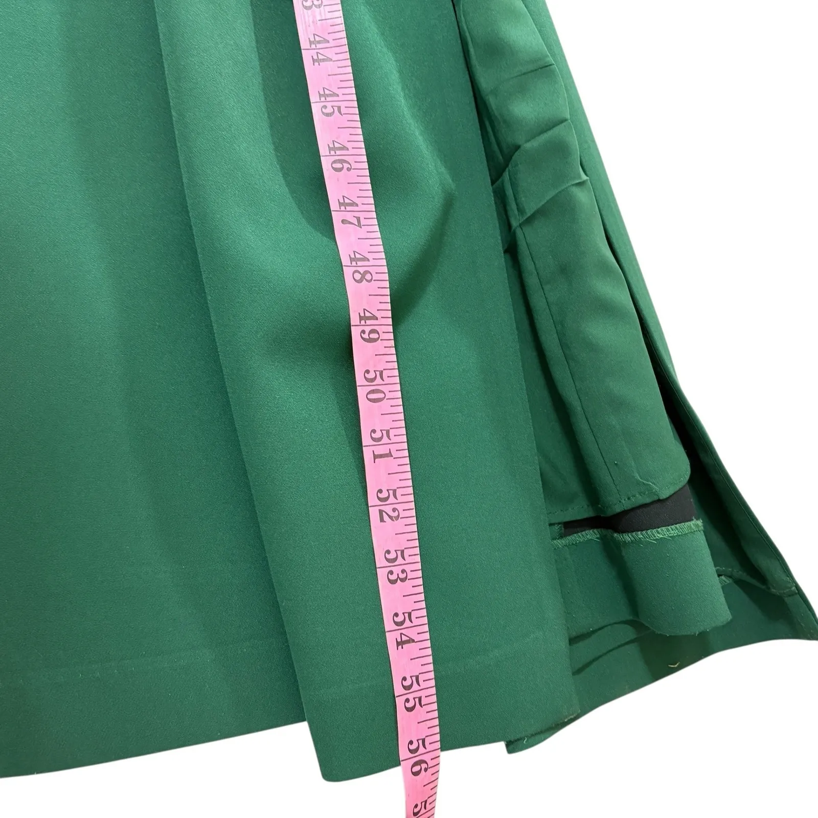 Eliza J Green Sleeveless Cascading Ruffle Evening Maxi Gown Dress 14 M L - Image 10