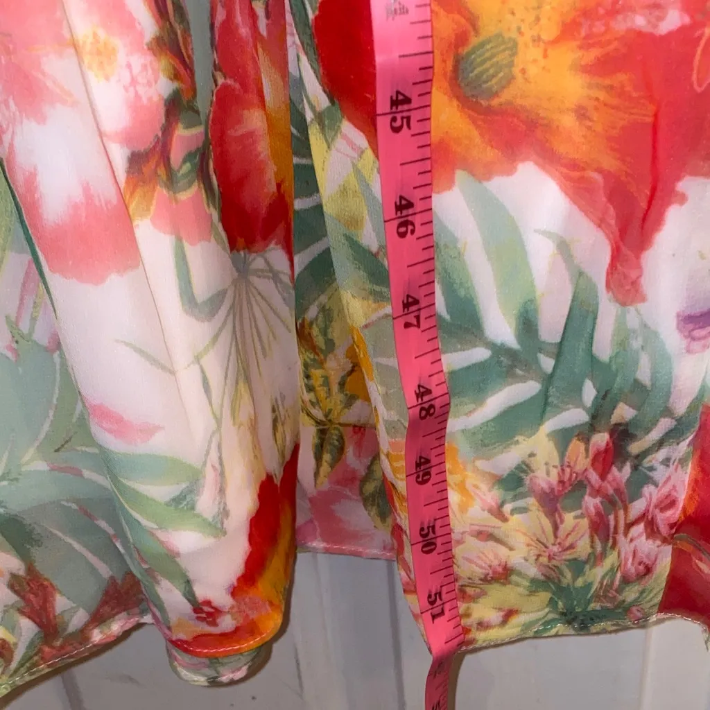 Julia Jordan Multicolor Floral Midi Skirt - Image 10